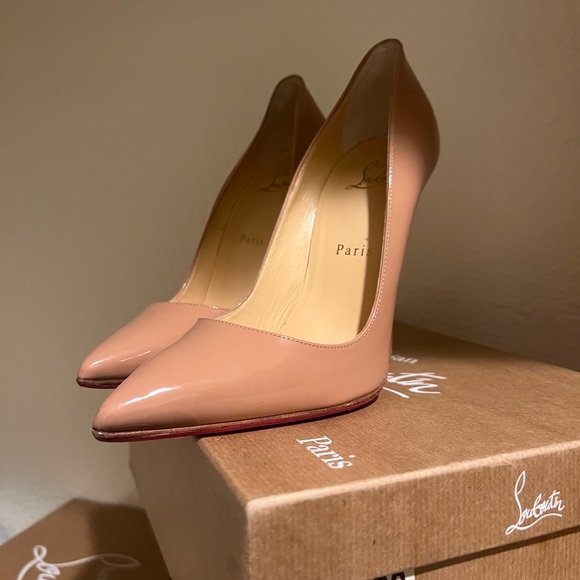 Christian Louboutin Nude So Kate Heels Size 38 - Picture 3 of 11